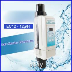 EC12 Salt Chlorine Generator System 15,000 Gal Saltwater Pool Chlorinator