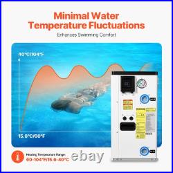 Electric Pool Heat Pump 51200 BTU for Above and In Ground Pools Efficient Electric Pool Heat Pump 51200 BTU for Above and In Ground Pools Efficient