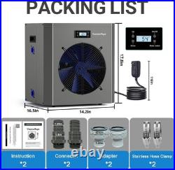 Electric Pool Warmer Heater Heat Pump 16000BTU for Above Ground Pools Efficient