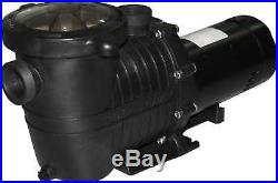 Energy Efficient 2 Speed Pump for In-Ground Swimming Pool 1 HP-115V