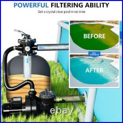FOTING 18 Sand Filter Pump for Above Ground Pool with Timer, 1 HP 5500GPH