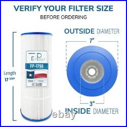 FP-1756 Pool Filter Cartridge Compatible with C2030, PA56L Models, 240 Sq Ft, 4P