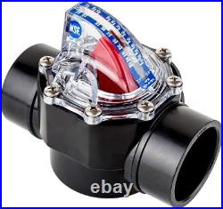 FV-C Control FlowVis 2 x 2.5in. Complete Pool Flow Meter and Check Valve FV-C Control FlowVis 2 x 2.5in. Complete Pool Flow Meter and Check Valve