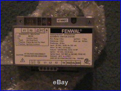 Fenwal 35-662903-003 Ignition Control 24 VAC Hot Surface W/Blower Relay CSA