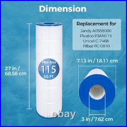 Fil-Fresh Pool Filter Cartridge Replacements for Jandy CL460 & CV460 4-PAack