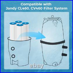 Fil-Fresh Pool Filter Cartridge Replacements for Jandy CL460 & CV460 4-PAack