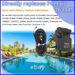 For 263045 CVA-24T Valve Actuator 180 Degree Rotation, 24 Volt AC Pool and Spa