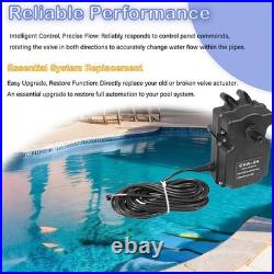 For 263045 CVA-24T Valve Actuator 180 Degree Rotation, 24 Volt AC Pool and Spa