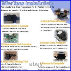 For 263045 CVA-24T Valve Actuator 180 Degree Rotation, 24 Volt AC Pool and Spa