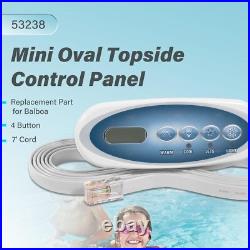 For Balboa 53238 4 Button Topside Control Panel, VL200 Heat Jacket System 7' Cord