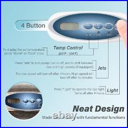 For Balboa 53238 4 Button Topside Control Panel, VL200 Heat Jacket System 7' Cord