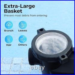 For Hayward 3HP Swimming Pool Pump In/Above Ground Motor/Strainer Filter Basket