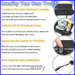 For Pentair 263045 CVA-24T Valve Actuator 180 Degree Rotation for Jandy 3-Port For Pentair 263045 CVA-24T Valve Actuator 180 Degree Rotation for Jandy 3-Port