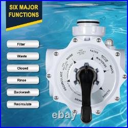 For Pentair Triton II Sand & Quad D. E. Filters 261055 Multiport Valve 2 Inch