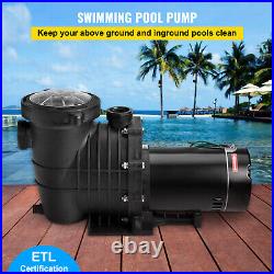 Hayward 1.5HP Swimming Pool Pump In/Above Ground with Strainer Basket US