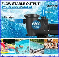 Hayward 2HP Swimming Pool Pump In/Above Ground with Motor Strainer Filter Basket