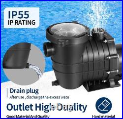 Hayward 2HP Swimming Pool Pump In/Above Ground with Motor Strainer Filter Basket