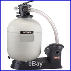 Hayward S180T92S Above Ground Swimming Pool Sand Filter with1 HP Pump & S180T