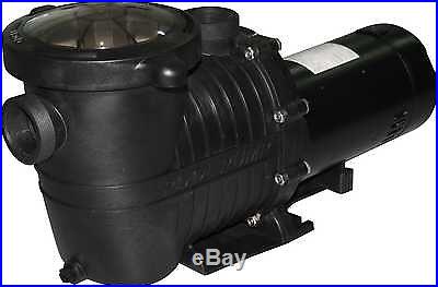 High Performance Swimming Pool Pump In-Ground 1 HP 115-230V