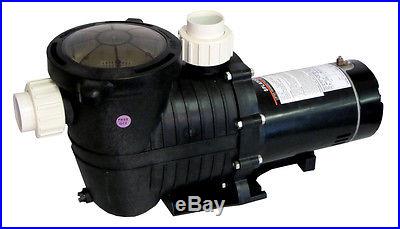 High Performance Swimming Pool Pump In-Ground 1 HP 115-230V with Union Fittings