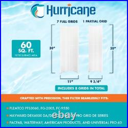 Hurricane HF-DE60-SET 60 Square Feet DE Grid Pool and Spa Filter Replacement