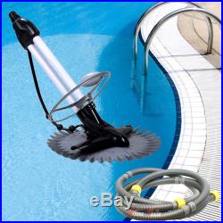 INGROUND AUTOMATIC SWIMMING POOL VACUUM CLEANER HOVER WALL CLIMB With 33FT Hoses
