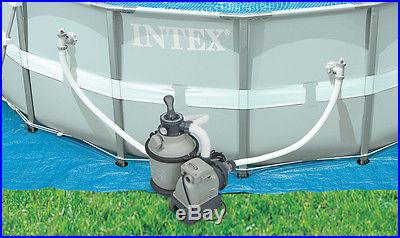 INTEX 1200 GPH Krystal Clear Sand Pool Filter Pump Set 110-120 Volt 28643EG