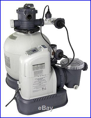 INTEX 2650 GPH Saltwater System & Sand Filter Pump Set