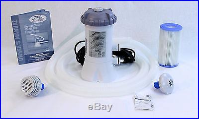 INTEX 530 GPH Easy Set Swimming Pool Filter Pump with GFCI 603 58603EG