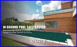 Inground Pool Safety Cover Fits 20x40ft WithCenter Step High Strength PP Inground Pool Safety Cover Fits 20x40ft WithCenter Step High Strength PP