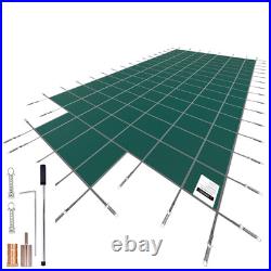 Inground Pool Safety Cover Fits 20x40ft WithCenter Step High Strength PP Inground Pool Safety Cover Fits 20x40ft WithCenter Step High Strength PP