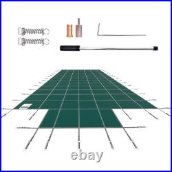 Inground Pool Safety Cover Fits 20x40ft WithCenter Step High Strength PP Inground Pool Safety Cover Fits 20x40ft WithCenter Step High Strength PP