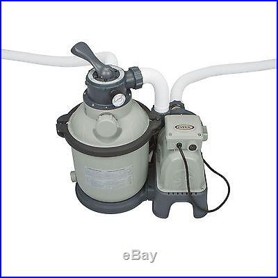 Intex 1200 GPH Krystal Clear Above Ground Pool Sand Filter Pump Set 28643EG