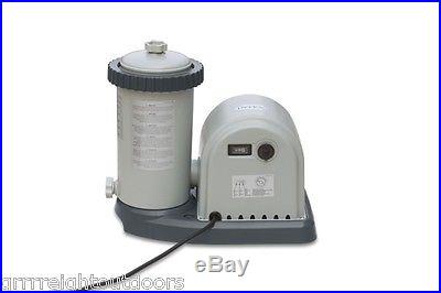 Intex 1500 GPH Easy Set Swimming Pool Filter Pump with Timer & GFCI 635T 28635EG