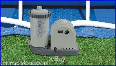 Intex 1500 GPH Easy Set Swimming Pool Filter Pump with Timer & GFCI 635T 28635EG