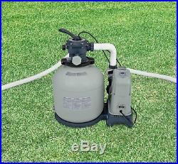 Intex 2650 GPH Saltwater/Sand Filter System & Hayward Pool Skimmer & Return Kit