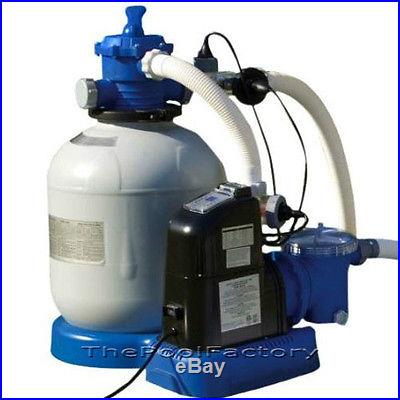 Intex 2650 Sand Filter & Saltwater Generator Swimming Pool System #56681EG