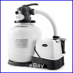 Intex 26679EG 2,150 GPH Krystal Clear Saltwater System & Sand Filter Pump