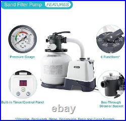 Intex 26679eg 2,150gph 16 Krystal Clear Sand Filter Pump & Saltwater System