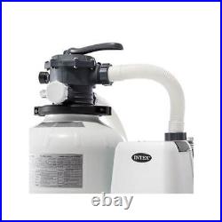 Intex 2800 GPH Pool Sand Filter Pump withKrystal Clear Saltwater System