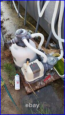 Intex 3000 GPH Above Ground Pool Sand Filter Pump with Automatic Timer