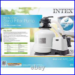 Intex 3000 GPH Sand Filter Pump and Saltwater System for Above Ground Pools