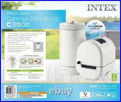Intex C2500 Cartridge Filter Pump with GFCI for Above Ground Swimming Pools Intex C2500 Cartridge Filter Pump with GFCI for Above Ground Swimming Pools