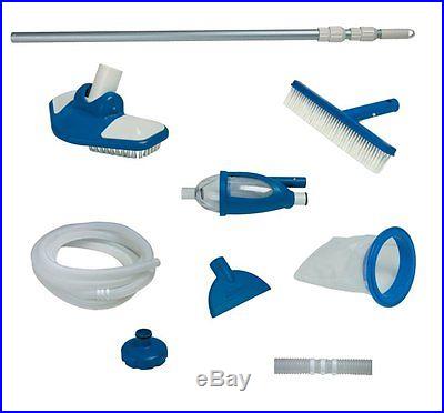 Intex Deluxe Cleaning Maintenance Swimming Pool Kit with Vacuum & Pole 28003E