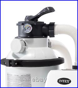 Intex Krystal Clear 1500 GPH Sand Filter Pump for Above Ground Swimming Pools