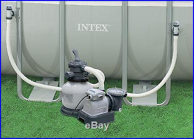 Intex Krystal Clear 2100 GPH Above Ground Easy Set Pool Sand Filter Pump 28645EG