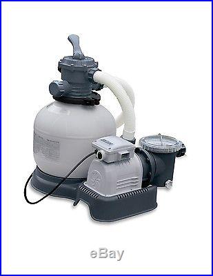 Intex Krystal Clear 2800 GPH Above Ground Swimming Pool Sand Filter Pump 28647EG