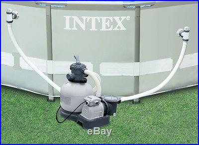 Intex Krystal Clear 2800 GPH Above Ground Swimming Pool Sand Filter Pump 28647EG