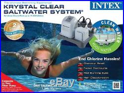 Intex Krystal Clear Saltwater System Swimming Pool Chlorinator 28663EG