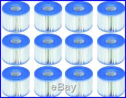 Intex PureSpa Type S1 Replacement Filter Cartridges (12 Pack) 29001E